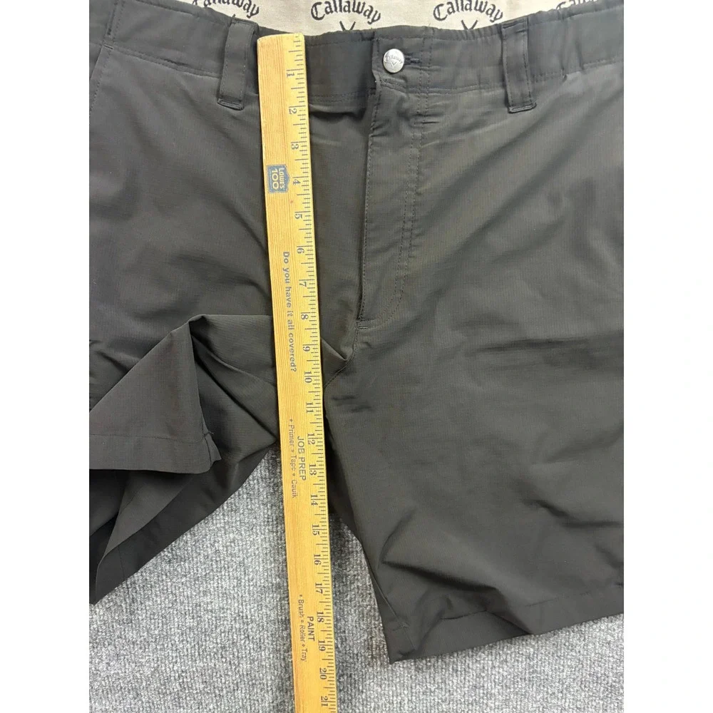 Callaway Golf Shorts Mens 36 Charcoal Grey Stretch Performance Cargo Pocket 9